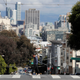 A man walks across the street during an outbreak of Covid-19 in San Francisco March 18.
